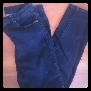 Dark denim skinny jeans